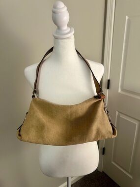 Fossil Y2K Woven Canvas Shoulder Bag